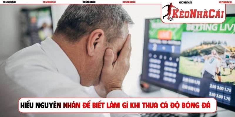 Hiểu nguyên nhân để biết làm gì khi thua cá độ bóng đá